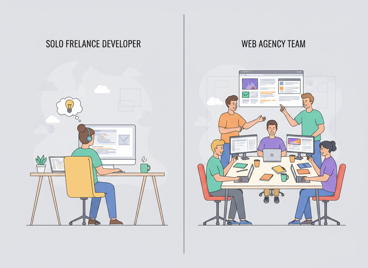 Freelance vs agence web